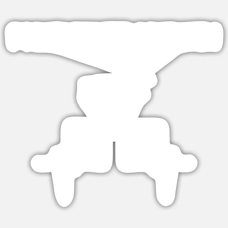 Sticker Größe S (10 x 10 cm) - 