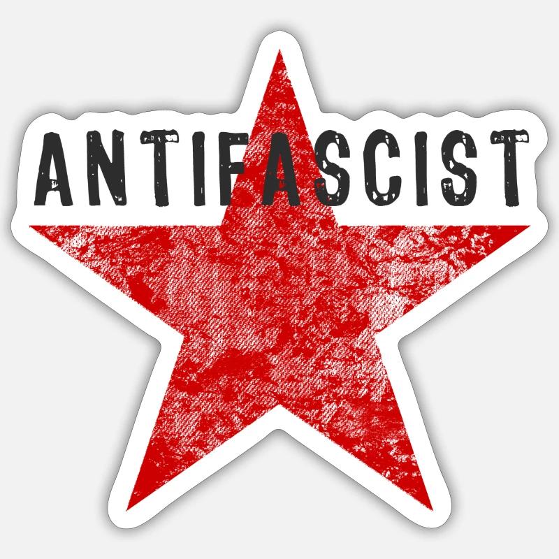 antifasciste antifasciste Sticker taille S (10 x 10 cm)