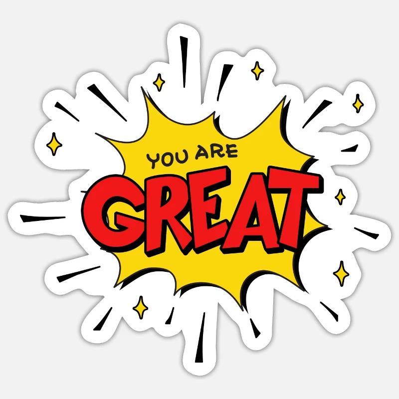 Sticker Größe S (10 x 10 cm) - 