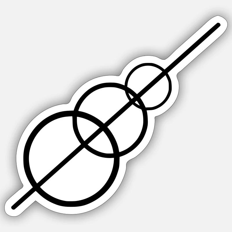 Light Ascension Sticker size S (10 x 10 cm)