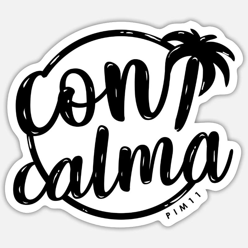 Con calma Sticker size S (10 x 10 cm)