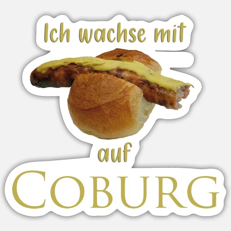 Bratwurst Sticker Größe S (10 x 10 cm)