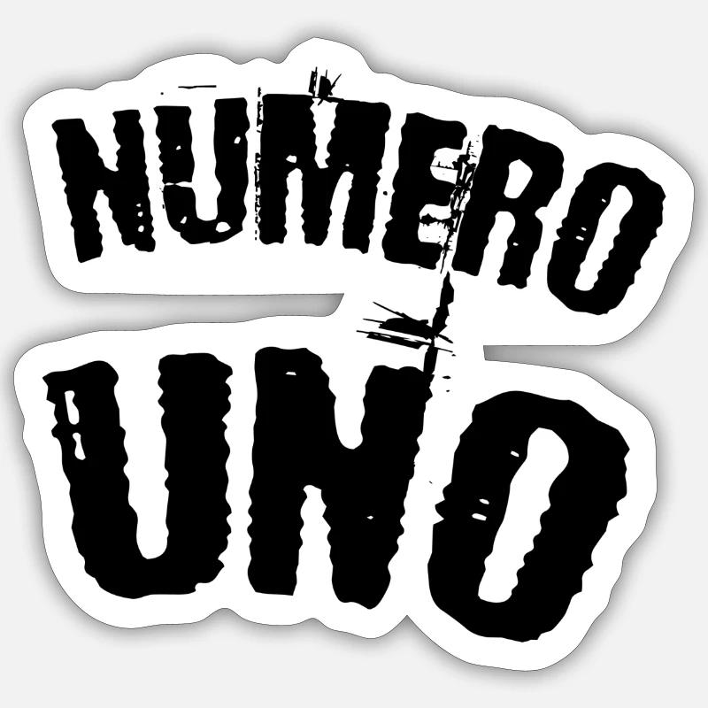Numero uno Sticker size S (10 x 10 cm)