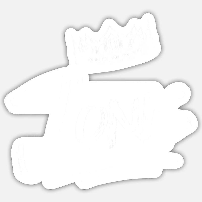 Jonas - Sticker size S (10 x 10 cm) - white matte
