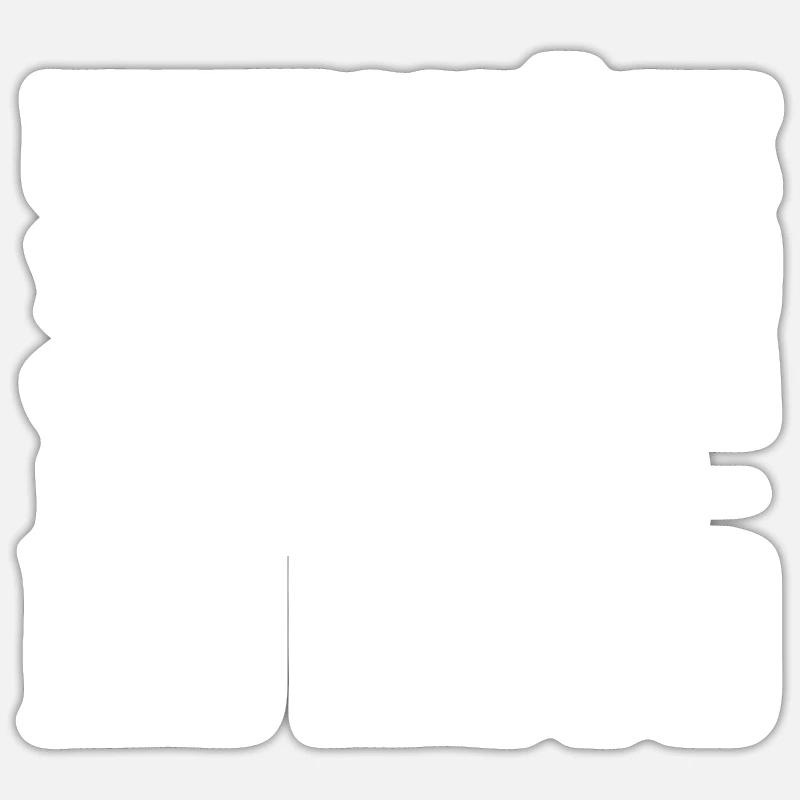 Unterschätze niemals einen Mann mit einem RC Auto - Sticker Größe S (10 x 10 cm) - Mattweiß