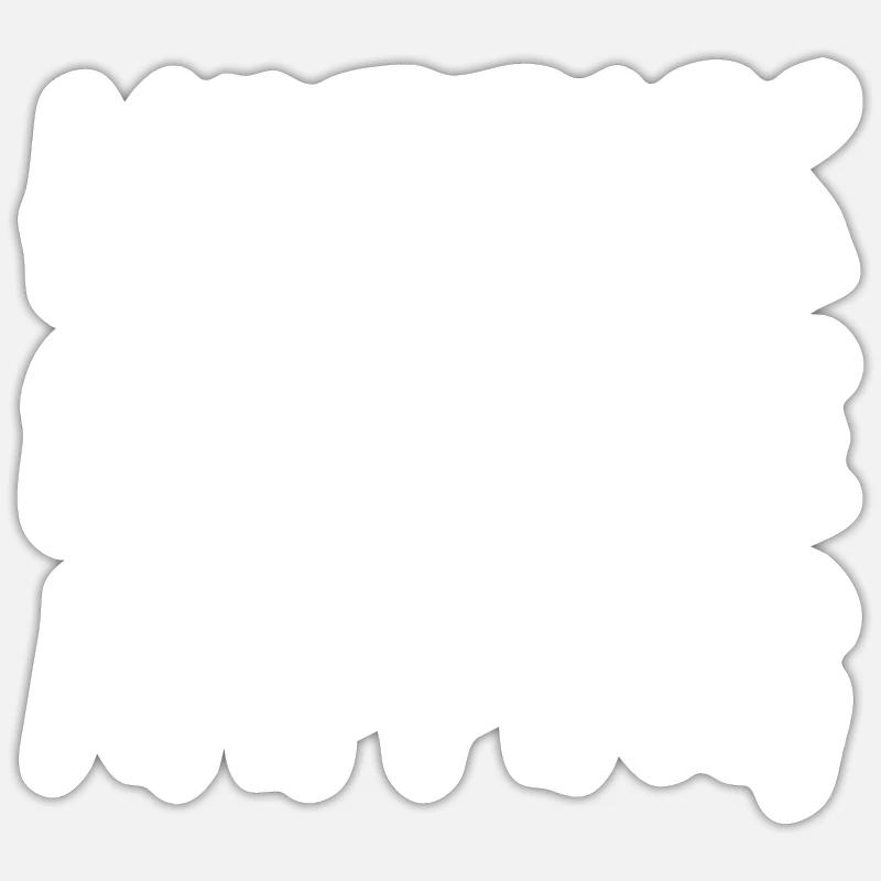Hobbies include napping - Sticker size S (10 x 10 cm) - white matte