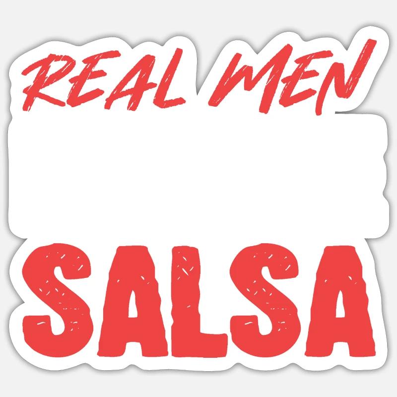 Real Men Dance Choreographer Gift - Sticker size S (10 x 10 cm) - white matte