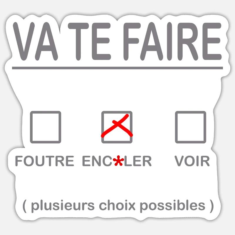 Sticker taille S (10 x 10 cm) - 