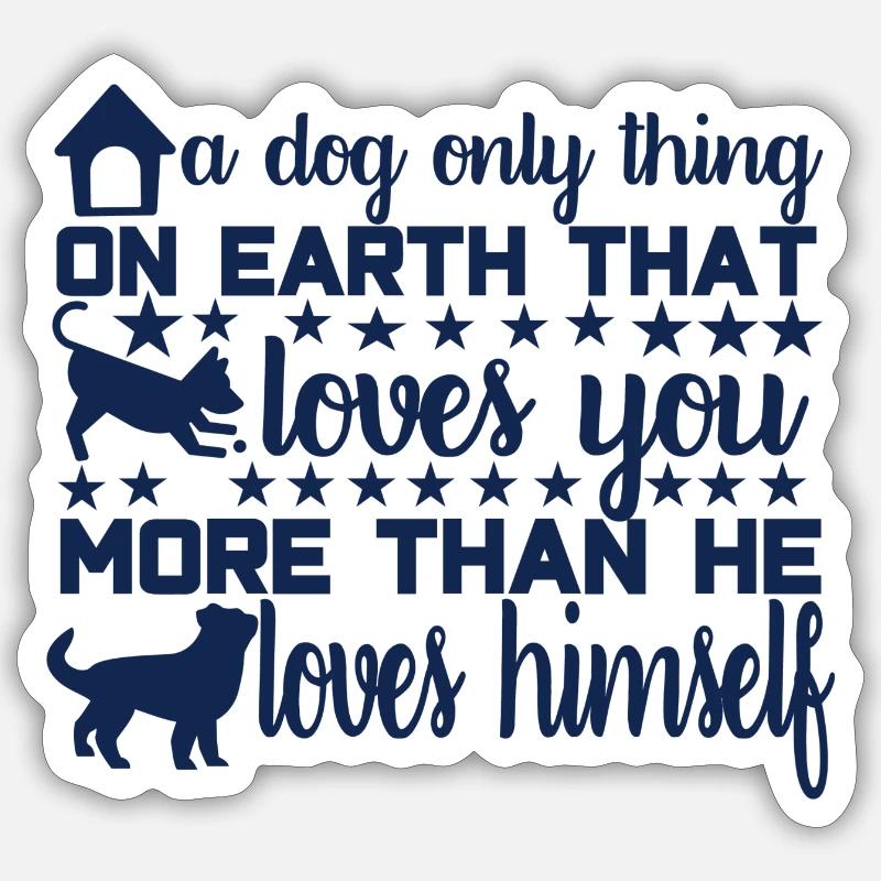 Hunde Sticker Größe S (10 x 10 cm)