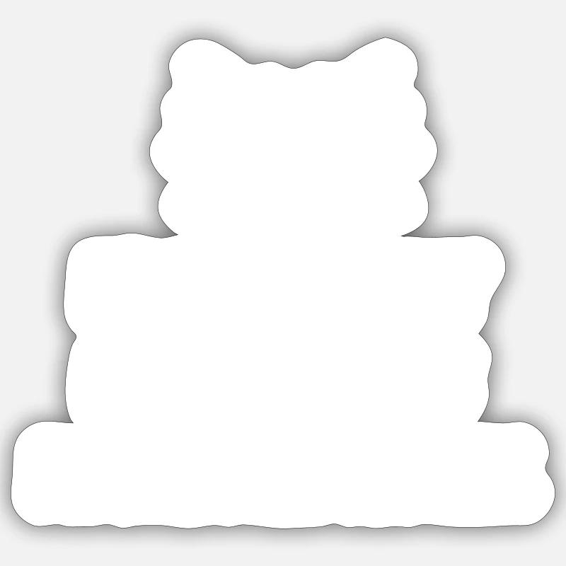 18 Geburtstag - Sticker Größe S (10 x 10 cm) - Mattweiß