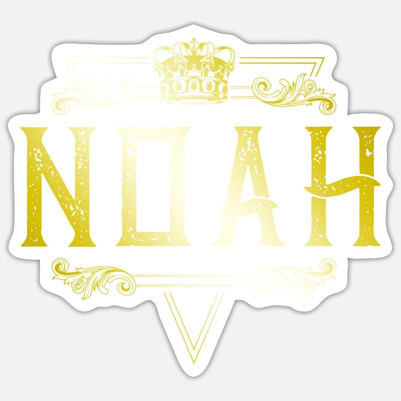 Noah - Sticker size S (10 x 10 cm) - white matte
