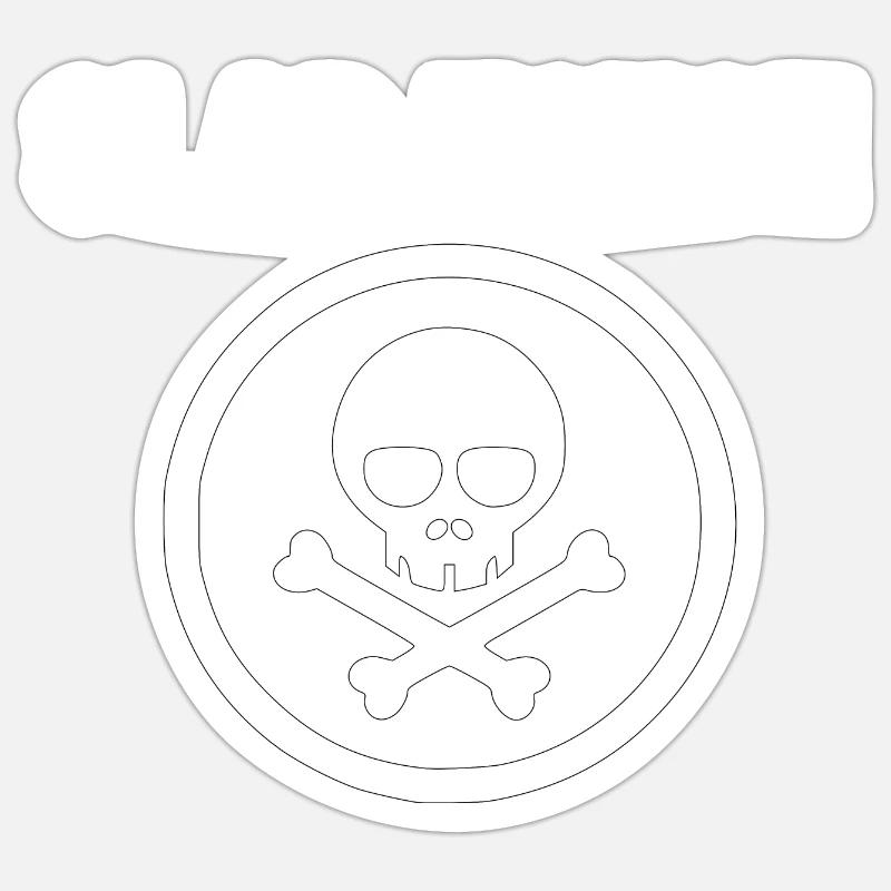 Sticker Größe S (10 x 10 cm) - 