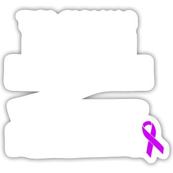 This Guy Has Cystic Fibrosis - Sticker size S (10 x 10 cm) - white matte - Front