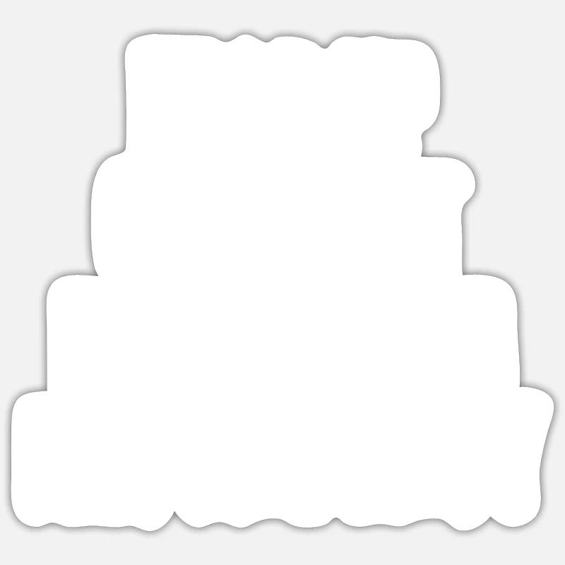 great saying design - Sticker size S (10 x 10 cm) - white matte