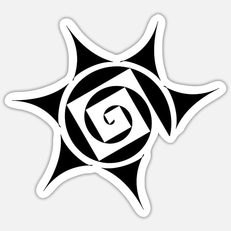 Squaring the circle Sticker size S (10 x 10 cm)