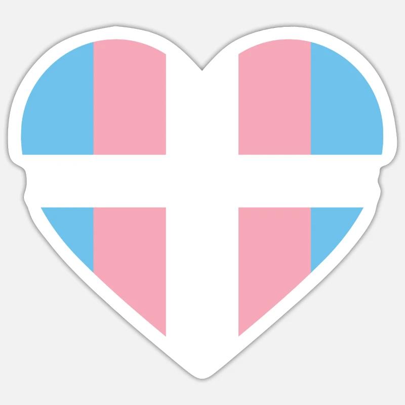 LGBTQ Nonbinary Coloré Rainbow Flag LGBTQ + Pride Sticker taille S (10 x 10 cm)