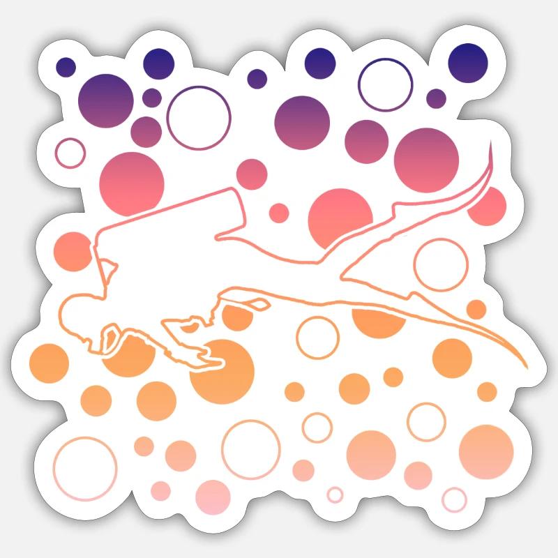 Diving Sticker Größe S (10 x 10 cm)