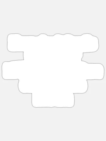 Einmal mit Profis/ohne Idioten - Sticker Größe S (10 x 10 cm) - Mattweiß