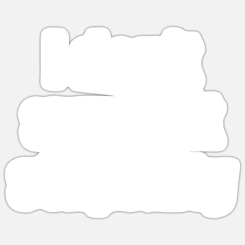 I don't support stupidity Sticker size S (10 x 10 cm)