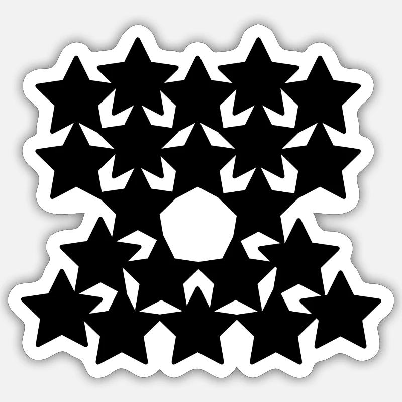 Étoiles Sticker taille S (10 x 10 cm)