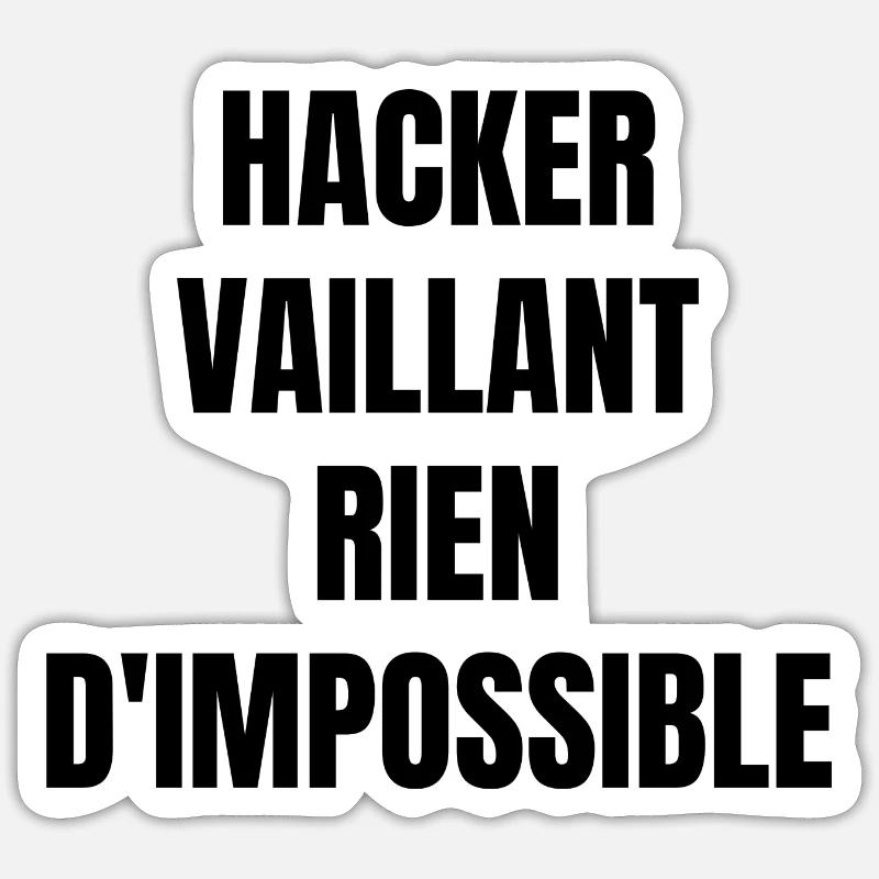 Sticker taille S (10 x 10 cm) - 