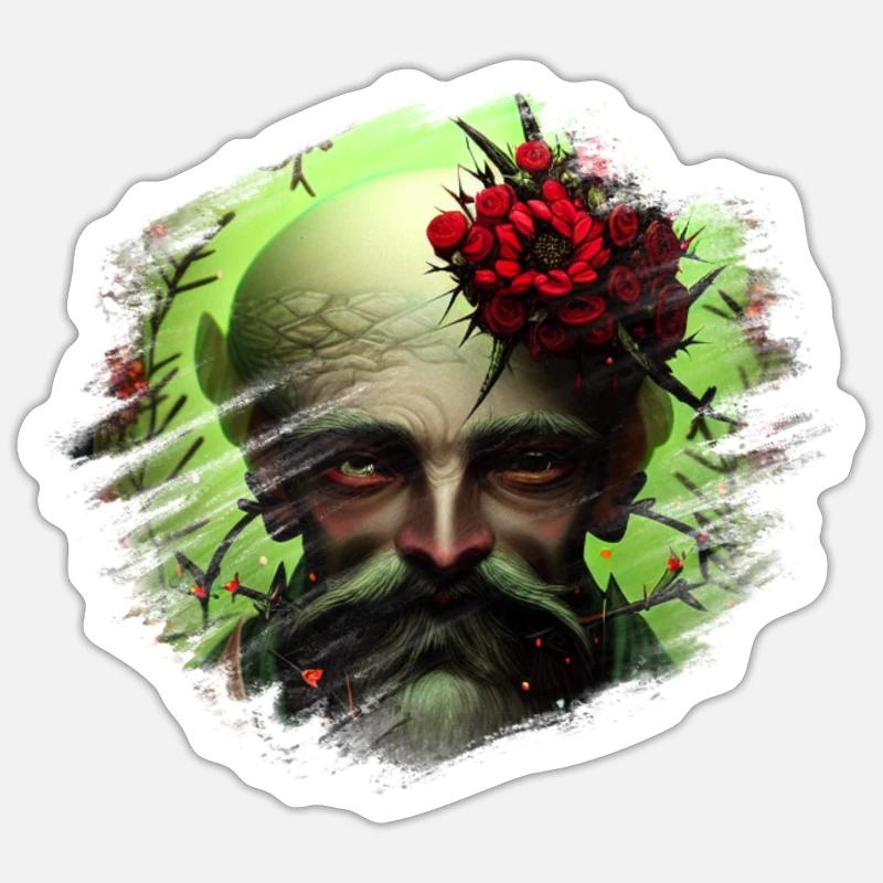 Fantasy - Sticker size S (10 x 10 cm) - white matte
