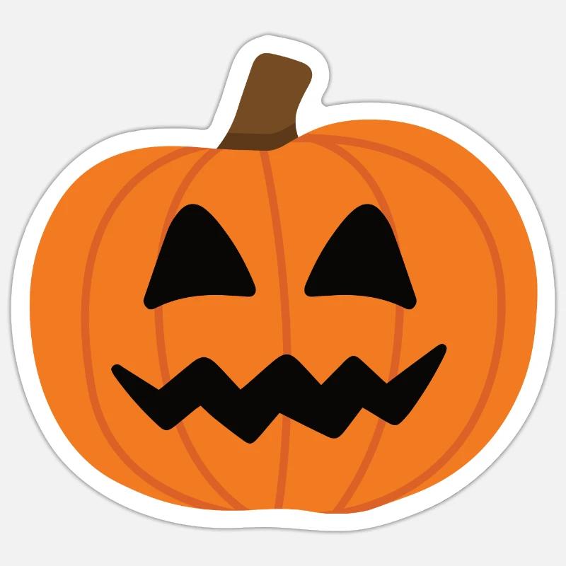 Pumpkin Sticker size S (10 x 10 cm)
