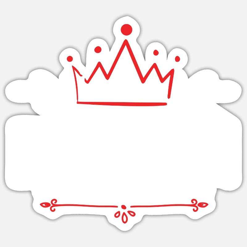Damian - Sticker taille S (10 x 10 cm) - blanc mat