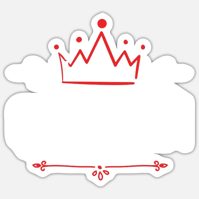 Quentin - Sticker size S (10 x 10 cm) - white matte