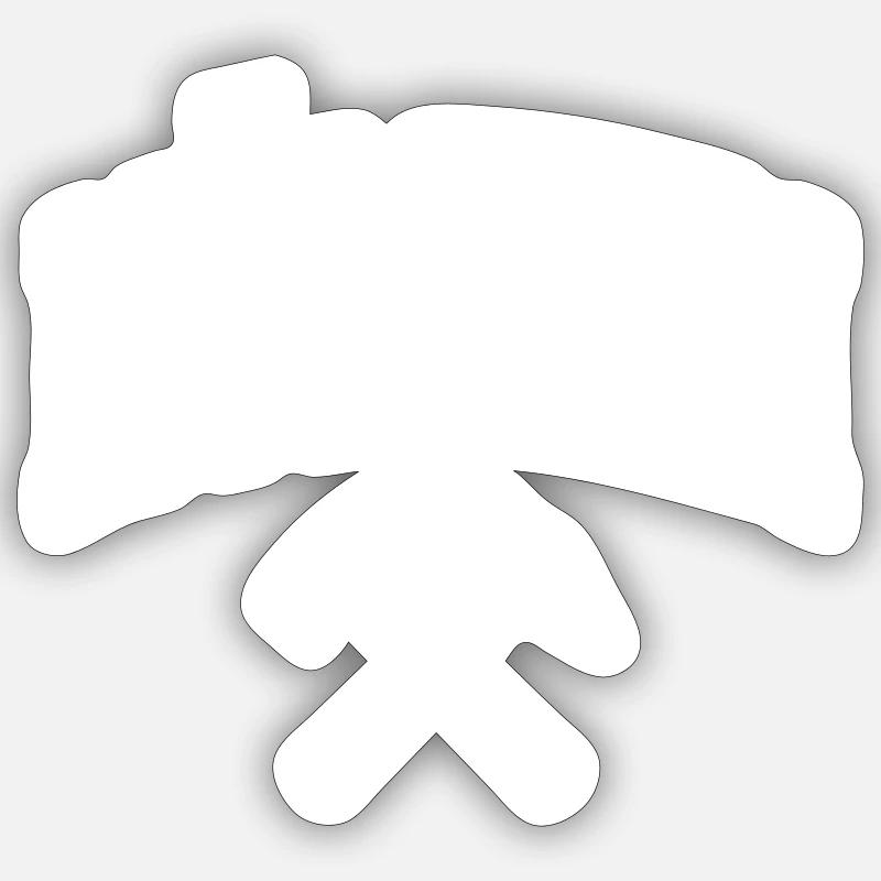 Mülheim - Sticker size S (10 x 10 cm) - white matte