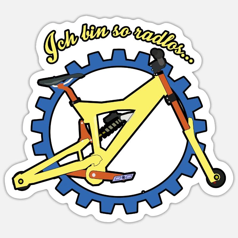 I'm so wheelless - Sticker size S (10 x 10 cm) - white matte