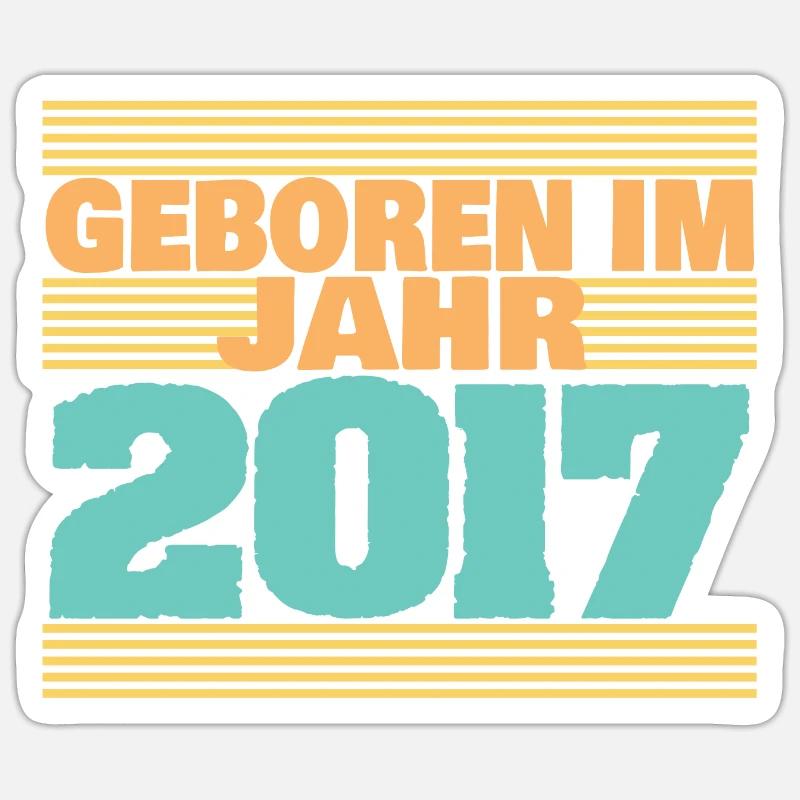 2017 - Sticker Größe S (10 x 10 cm) - Mattweiß