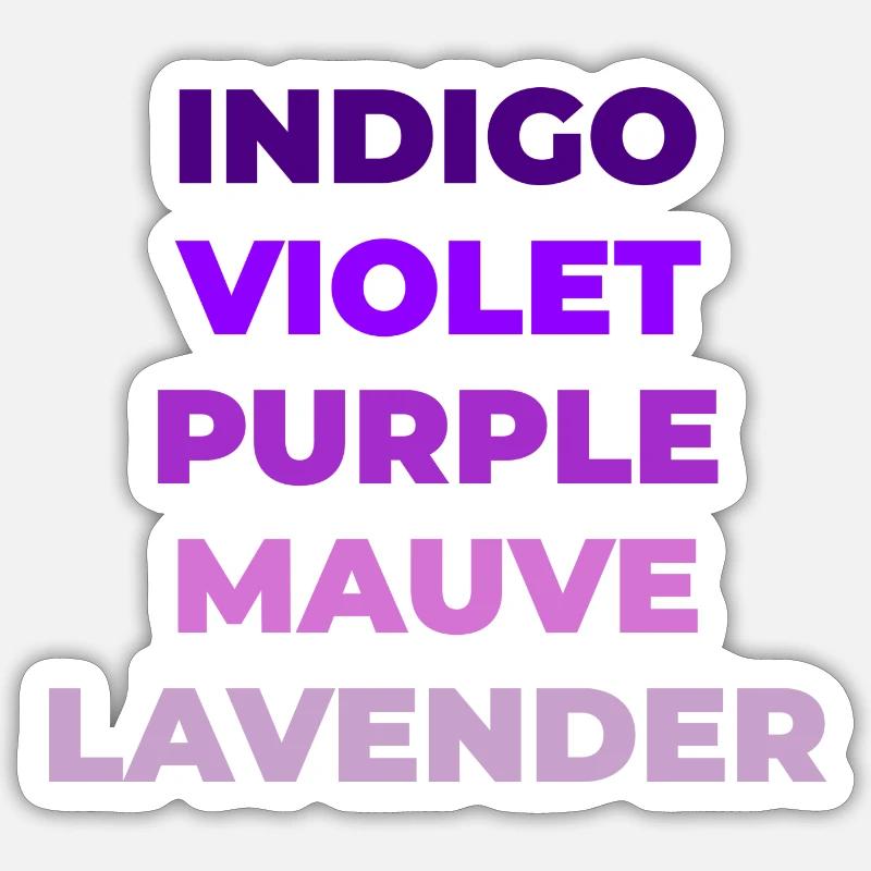Colours Variants - Sticker size S (10 x 10 cm) - white matte