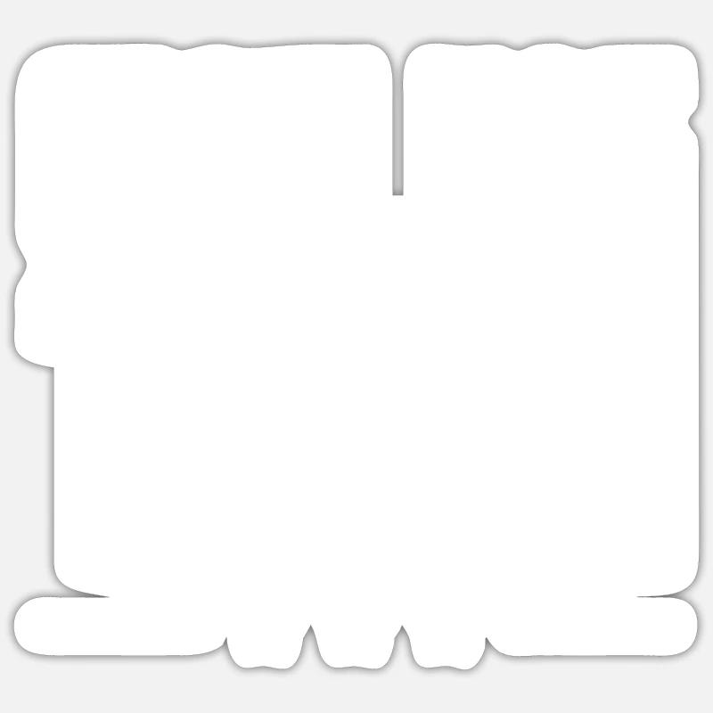 Cycling Team - Sticker size S (10 x 10 cm) - white matte