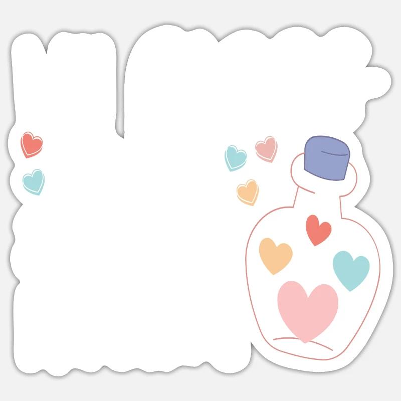 Cadeau de l’enseignant - Sticker taille S (10 x 10 cm) - blanc mat
