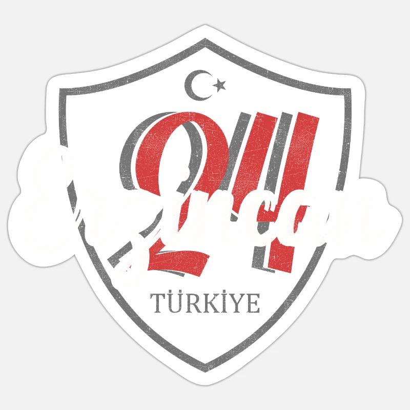 Erzincan - Sticker size S (10 x 10 cm) - white matte