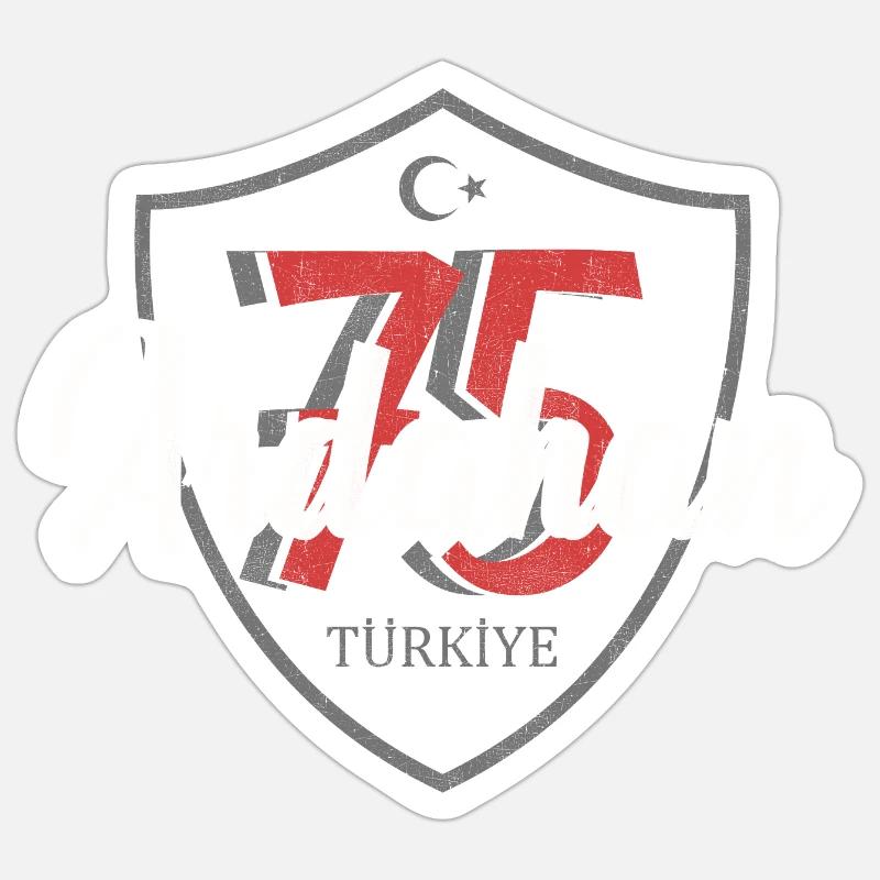 Ardahan - Sticker taille S (10 x 10 cm) - blanc mat