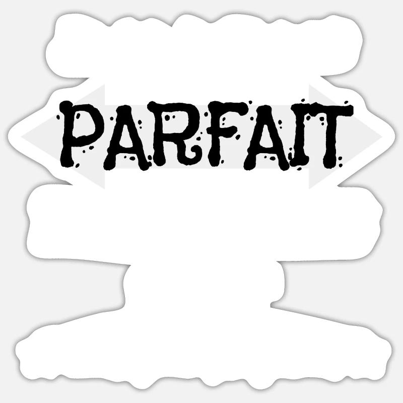 Prof - Sticker taille S (10 x 10 cm) - blanc mat