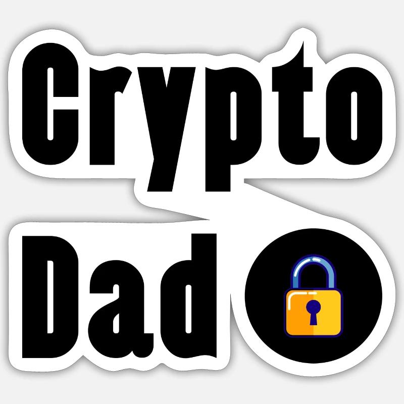 Trading de Bitcoin et d'actions cryptographiques Sticker taille S (10 x 10 cm)