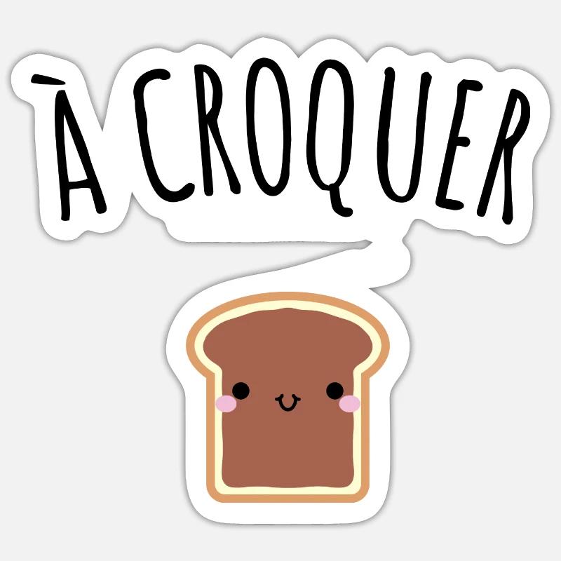 à croquer Sticker taille S (10 x 10 cm)