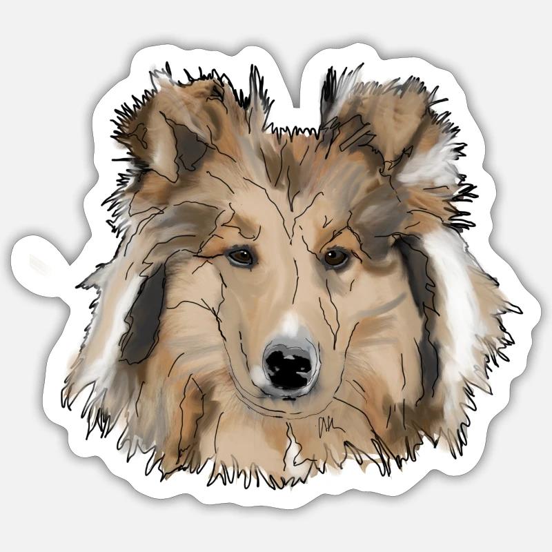 Colley - Sticker taille S (10 x 10 cm) - blanc mat