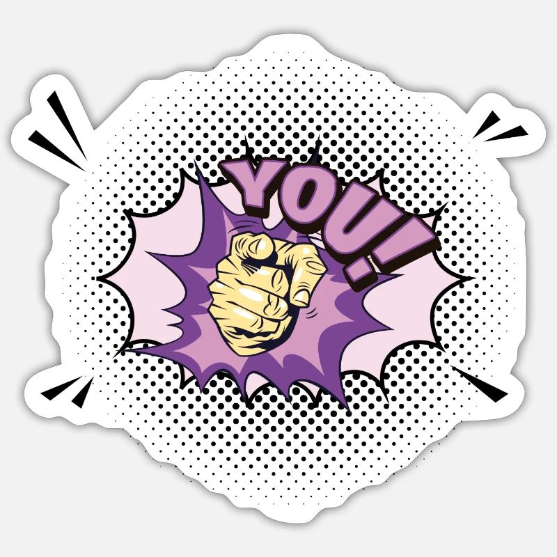Sticker taille S (10 x 10 cm) - 
