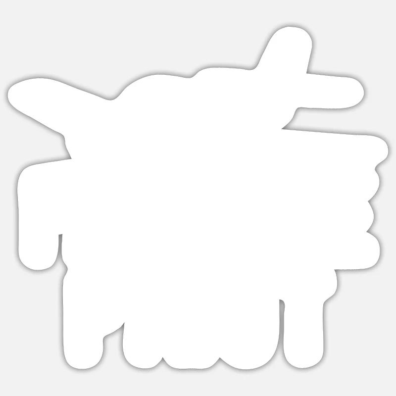 Sticker Größe S (10 x 10 cm) - 