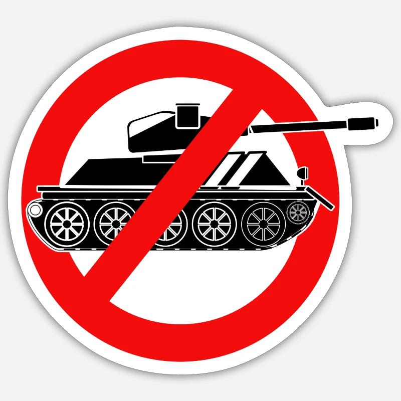 Panzer Sticker Größe S (10 x 10 cm)