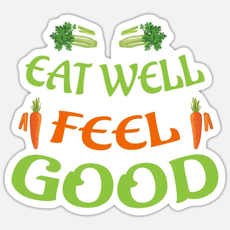 Vegan Vibes - Sticker size S (10 x 10 cm) - white matte