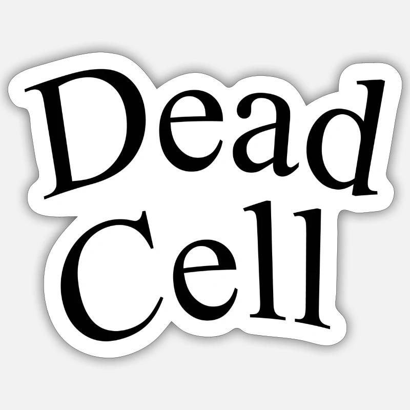 Dead cell - Sticker Größe S (10 x 10 cm) - Mattweiß