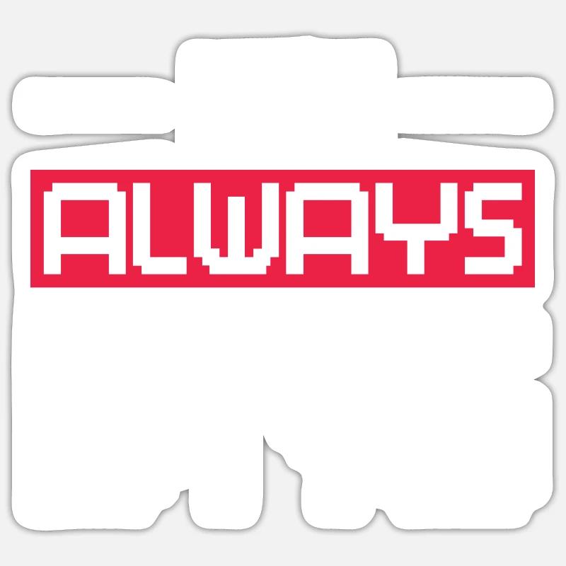 It's Always DNS Network Admin Sticker Größe S (10 x 10 cm)