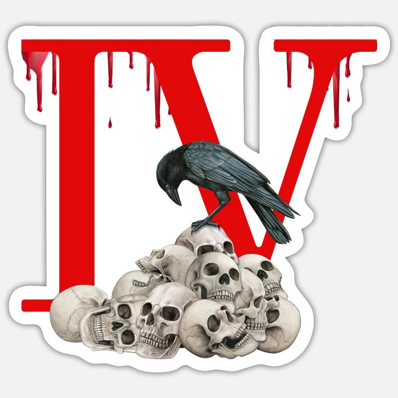 Kunst - Sticker Größe S (10 x 10 cm) - Mattweiß