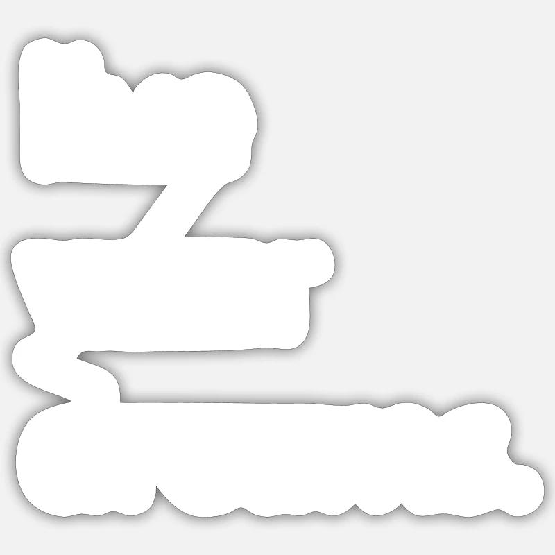 Sticker Größe S (10 x 10 cm) - 