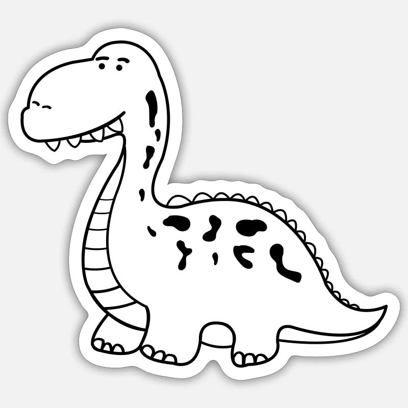 dino Sticker size S (10 x 10 cm)